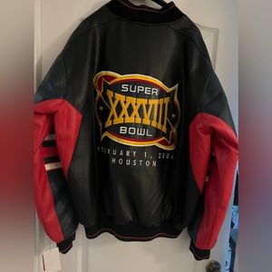 NFL SUPER-BOWL LEATHER JACKET